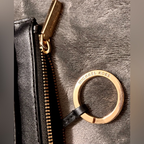 🖤 Michael Kors Jet Set Black Glitter ID Card Holder - Picture 5 of 8